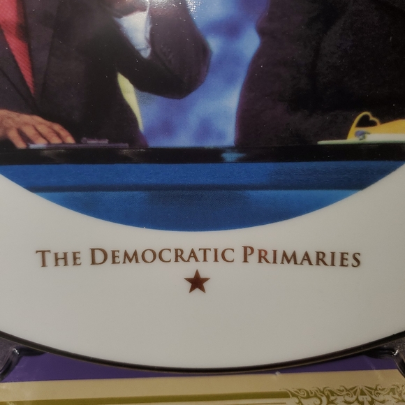 08 Democratic Primaries 1st Ed Collectible Plate - Picture 5 of 8